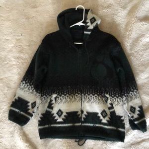 Alpaca zip up